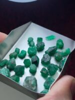43.95ct Swat Emerald Rough Lot: Untouched Beauty from Pakistan’s Gem Valley - Image 3