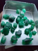43.95ct Swat Emerald Rough Lot: Untouched Beauty from Pakistan’s Gem Valley - Image 7