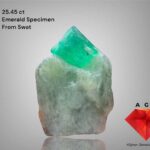 A Refined 25.45-Carat Swat Emerald Specimen: Elegance in Natural Form