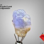 Elegant 8.55 ct Afghan Hackmanite Crystal with Rare Fluorescent Beauty