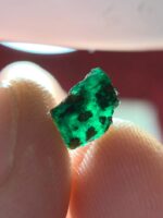 1.42ct Swat Emerald Crystal – Natural Untreated Green Gemstone (6.81 x 6.42 x 4.47 mm) - Image 3