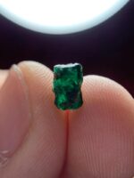 1.42ct Swat Emerald Crystal – Natural Untreated Green Gemstone (6.81 x 6.42 x 4.47 mm) - Image 9