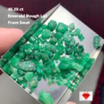 Rough Lot Spotlight: 45.29 ct Swat Emerald Crystal Parcel
