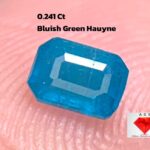 0.241 ct Bluish Green Hauyne: A Rare Gemstone with Mesmerizing Beauty