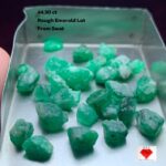 44.30ct Swat Emerald Rough Lot: Raw Elegance from Pakistan’s Premier Source