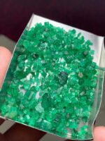 Swat Emerald Rough Lot: Natural Untreated Green Crystals (49.20ct) - Image 8