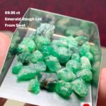 Raw Brilliance: 69.95ct Natural Swat Emerald Rough Lot