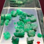 Uncut Majesty: 32.85 ct Swat Emerald Rough — Untamed Beauty in Every Millimeter"