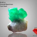 A 23.40-Carat Swat Emerald Specimen — A Natural Crystal With Depth and Presence