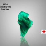 4.87ct Swat Emerald Crystal – Natural Untreated Green Gem (16.43 x 10.11 x 5.83 mm)