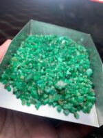 323.65 ct Swat Emerald Rough: Compact Gems with Hidden Potential - Image 12