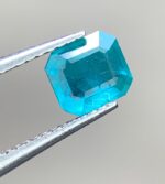 0.374 ct Green Hauyne Gemstone: Rectangular Cut, Rare Afghan Gem - Image 3