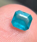 0.374 ct Green Hauyne Gemstone: Rectangular Cut, Rare Afghan Gem - Image 8
