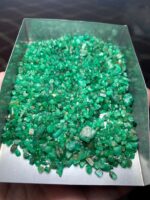 323.65 ct Swat Emerald Rough: Compact Gems with Hidden Potential - Image 9