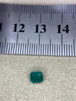 0.374 ct Green Hauyne Gemstone: Rectangular Cut, Rare Afghan Gem - Image 10