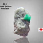 310 ct Natural Emerald Specimen from Swat – Museum-Grade Collector Crystal