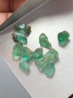 7.30ct Panjshir Emerald Rough Lot – Untouched Green Gems from Afghanistan (10x4x3mm) - Image 3