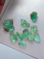7.30ct Panjshir Emerald Rough Lot – Untouched Green Gems from Afghanistan (10x4x3mm) - Image 4