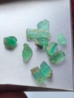 7.30ct Panjshir Emerald Rough Lot – Untouched Green Gems from Afghanistan (10x4x3mm) - Image 6