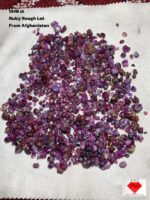1348 ct Afghan Ruby Rough Lot — Magnificent Gems from the Heart of Afghanistan
