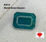 Discover the Beauty of a 0.51 Ct Bluish-Green Hauyne: A Gemstone of Rarity and Elegance