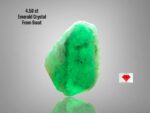 4.50 ct Natural Emerald Crystal from Swat – Raw & Radiant Green Gemstone