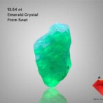 13.54 ct Swat Emerald Crystal – Majestic Natural Beauty