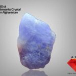 Exceptional 48.50ct Hackmanite Crystal from Afghanistan