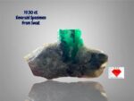 19.30ct Swat Emerald Specimen – Vivid Green Natural Crystal with Striking Structure