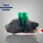 19.30ct Swat Emerald Specimen – Vivid Green Natural Crystal with Striking Structure
