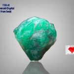 Spotlight on the 7.55ct Emerald Crystal: A Brilliant Gemstone of Exquisite Clarity