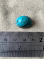19.80 Carat Afghan Turquoise Cabochon – Vivid Sky-Blue Gemstone - Image 8