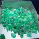 Exploring a 35.65ct Emerald Rough Lot: Swat Region, 8.09 x 6.18 x 6.32mm