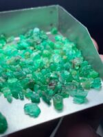 Exploring a 35.65ct Emerald Rough Lot: Swat Region, 8.09 x 6.18 x 6.32mm - Image 3