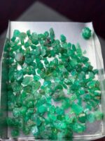 Exploring a 35.65ct Emerald Rough Lot: Swat Region, 8.09 x 6.18 x 6.32mm - Image 9