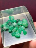 Raw Elegance: 39.35 ct Swat Emerald Rough (9.52 × 8.10 × 6.19 mm) - Image 7