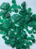 79.10ct Swat Emerald Rough Lot (13x9x6mm): Natural Untreated Crystals from Pakistan’s Emerald Mines - Image 7