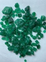 79.10ct Swat Emerald Rough Lot (13x9x6mm): Natural Untreated Crystals from Pakistan’s Emerald Mines - Image 8