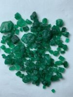 79.10ct Swat Emerald Rough Lot (13x9x6mm): Natural Untreated Crystals from Pakistan’s Emerald Mines - Image 10