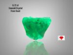 Uncut Emerald Crystal from Swat Valley – 6.72 Carats of Earth-Grown Elegance