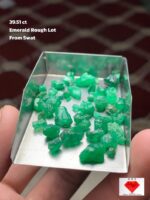 Inside a 39.51 Carat Swat Emerald Rough Lot: Nature in Its Raw Form