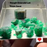35.60ct Rough Emerald Lot from Swat Valley – Natural Crystals (12.41 × 10.24 × 8.57 mm)