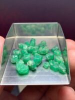 Majestic 28.85 ct Swat Emerald Rough: Uncut Natural Beauty (9.17 × 8.19 × 5.28 mm) - Image 7