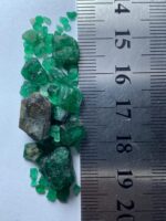 35.60ct Rough Emerald Lot from Swat Valley – Natural Crystals (12.41 × 10.24 × 8.57 mm) - Image 8