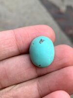 14.57 Carat Afghan Turquoise Gemstone, Vivid Blue Hue - Image 6