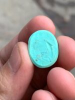 14.57 Carat Afghan Turquoise Gemstone, Vivid Blue Hue - Image 10