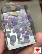 42 ct Afghan Hackmanite Rough Lot – Natural UV Reactive Collector Gemstone