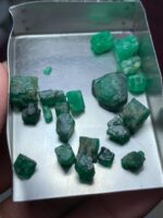 47.40ct Swat Emerald Rough Lot – Natural Untreated Crystals (13x11x6mm Avg) - Image 5