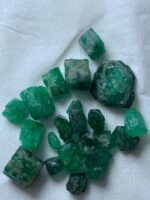 47.40ct Swat Emerald Rough Lot – Natural Untreated Crystals (13x11x6mm Avg) - Image 9