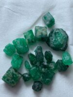 47.40ct Swat Emerald Rough Lot – Natural Untreated Crystals (13x11x6mm Avg) - Image 10